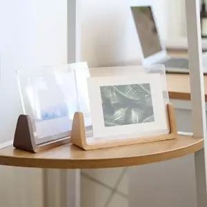 인테리어 우드 클리어 프레임 7x5 빅사이즈 탁상액자 (KYR-WF1B490)