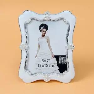 탁상용액자 진주 엔틱 사진 액자(5x7) 탁상용 (KYR-WB75484)