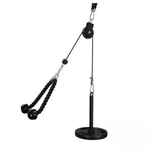 간이 머신 등운동 홈짐 기구 랫풀다운 와이어 홈트