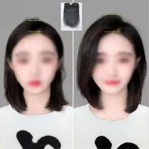 [하프클럽/]뽕 인기 헤어 볼륨 부분 감성 가발 피스 정수리 10CM