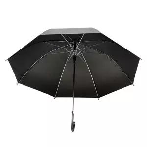 행사우산 기념품장우산 증정품용 손잡이 행사 자동검은우산 반투명검징 (WFKC0LX)
