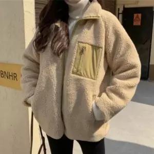 점퍼 아우터 여성 양면 후리스 집업 플리스 겨울 겨울 후리스점퍼 의류 따뜻한점퍼 집업 플리스아우터