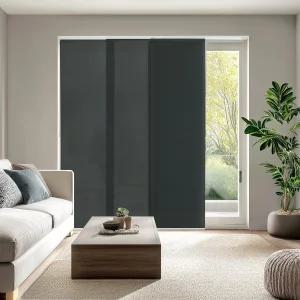 CHICOLology 프라이버시 라이트 필터링 패브릭 슬라이딩 도어 블라인드 룸 디바이더 파티오 도어용 수직