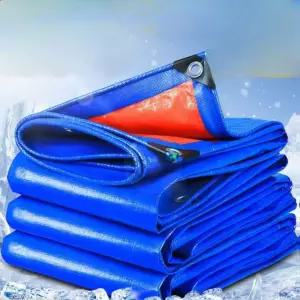 초대형 타포린방수포 10m 오렌지 덮개 야외천막 블루