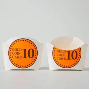 동전빵 포장지 십원빵 종이 용기 개별포장 일회용 포장용기