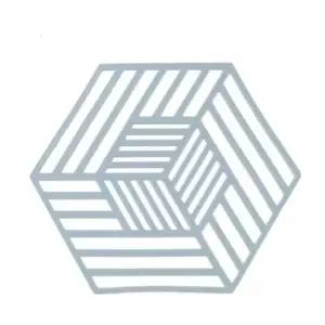 실리콘 냄비받침대 육각 그레이 받침대