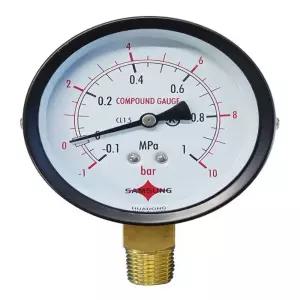 엔진부품압력계 75파이 연성계 진공 A타입수도관 배관자재 보일러부속 계량기 관용 주름관