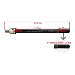 호환 ZTTO 유니버설 자전거 트레일러 히치 스루 액슬 - 160-178mm M12x1.0/1.5/1.75 MTB 로드 전기