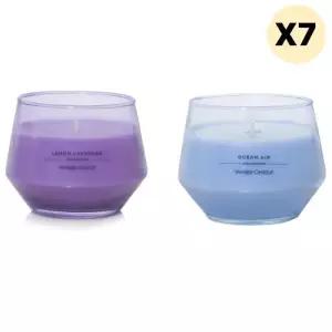 양키캔들 라벤더 오션 오브제 캔들 향초 선물 X7SET