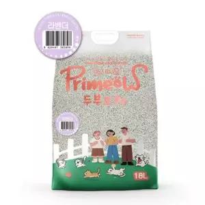 프리미요 두부모래 라벤더 18L X2개 고양이 배변처리