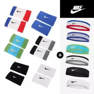 스우시 클래식 헤드밴드 손목밴드 2종 세트 땀 흐름 방지)