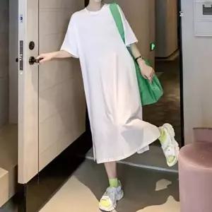 여성원피스 니트원피스 미니원피스 소프트 반팔 (WFKEOU9)