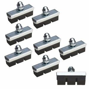 Wideskall 고급 40mm 사이클링 자전거 볼트 온 브레이크 패드