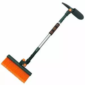 눈제거솔 자동차성에솔 눈제거용자동차스크리퍼 다크그린