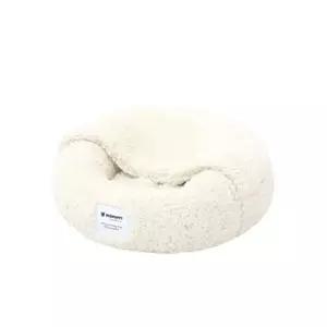 강아지용 원방석 아이보리 소형 U114415 대형견방석