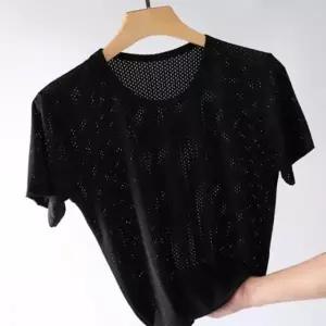 남성 남자 여름 야외 가벼운 쿨 냉감 매쉬 티셔츠