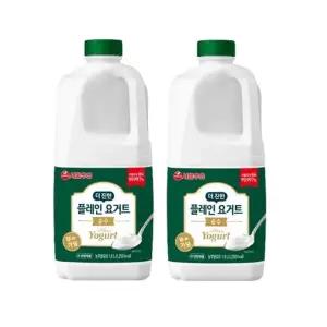 서울우유 플레인 사무실음료 요거트 순수 아이음료 1.8L x 4입
