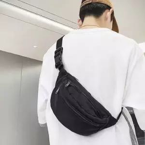 남여공용 커플가방 다용도 멀티포켓 슬링백 힙색 WEED3DB