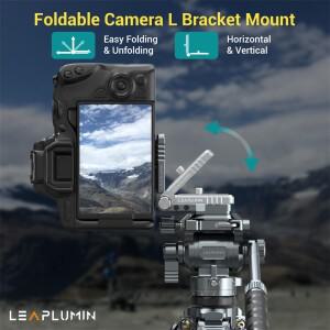 호환 LEAPLIGHT 접이식 DSLR 카메라 L 브래킷 스위칭 삼각대 캐논 니콘 소니 Osmo Ronin Zhiyun Stabilizer