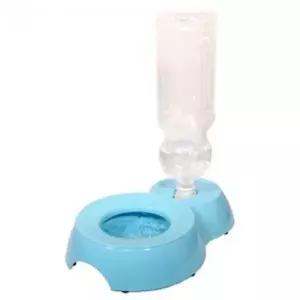 애견 급수용 물병 반려견 휴대용 물통 블루