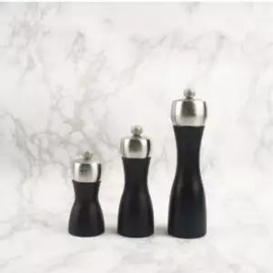 페퍼밀 후추 갈이 그라인더 후추통 무광 블랙 12cm/보관/용기/양념/업소용/솔트/고급/분쇄/깨갈이