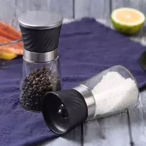 시노글라스 후추그라인더 통후추 깨깔이 160ml 2P/보관/용기/양념/업소용/솔트/고급/분쇄/깨갈이/소금/후추