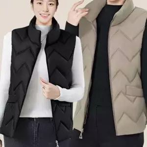 데일리 여성 패딩 조끼 퀼팅 여자 경량 조끼 가을 겨울