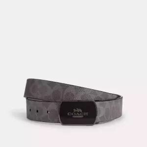 코치 남성 Plaque 버클 벨트 38 mm CY943 QBYFT