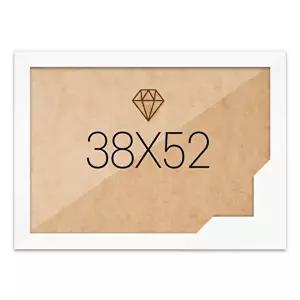 보석십자수액자 38x52 고급형 우드 화이트 (KYR-WCB1BF9)