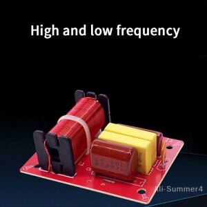 자동차용 스피커 WEAH-234 80W 2웨이 주파수 분배기 오디오 트레블 베이스 크로스오버 필터