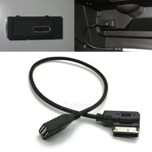 아우디 호환 A3 A4 A5 A6 A8 Q5 VW 골프 USB AUX 케이블 음악 MDI MMI AMI 여성 인터페이스 오디오 어댑터