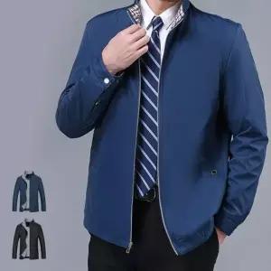 [골드스마일]중년 남성용 야구 스타일 바람막이 캐주얼 점퍼 봄가을 간절기 자켓