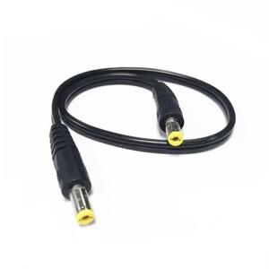 1/2/5개 30cm 5.5mm DC 남성-남성 연장 케이블 전원 어댑터 x 2.1mm 플러그 AV 오디오 DVR RCA 커넥터 C5