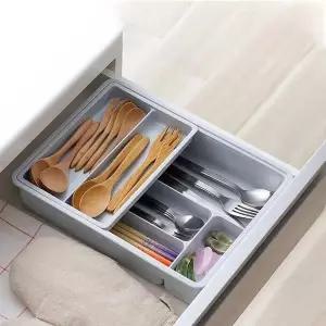 일본산 씽크대 주방수납 서랍 칸막이 수저 정리함