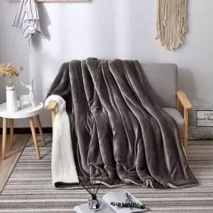 두꺼운 양털 극세사 담요 70x100