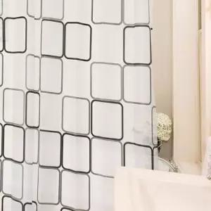 화장실커튼 스퀘어 샤워 커튼 대 화장실커튼 욕실커튼 방수커튼 북유럽샤워커튼 욕실커텐