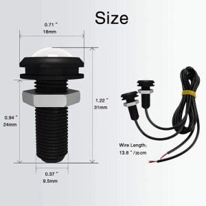 화물차 차폭등 폭등 안개등 마커 이글 12V 작업등 자동차 방수 신호 아이라이트 10 LED 주차 옐로우 레드 24볼트 COB 18MM DRL 백업 주행