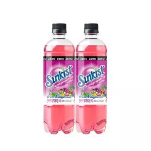 썬키스트 제로 자두자몽 소다 600ml 24개