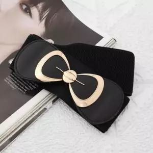 나비리본 밴드벨트(블랙) 와이드벨트 WF4A5A4