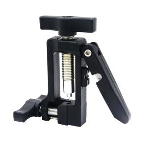 자전거 유압 브레이크 수리를 위한 2-in-1 호스 커터 및 니들 드라이버 도구, 플라스틱 손잡이가 있는 경량 알루미늄 합금, MTB 로드 바이크 오일 라인 절단 피팅 설치 도구