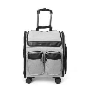 [콩심팥심]고양이 이동가방 케빈백팩 캐리어 반려묘 애견산책가방