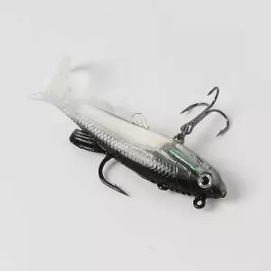 쉐드웜 배스 루어 웜 낚시템출어 다크그레이 인조미끼 새드웜