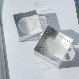 감성 EPK274V4 아크릴 큐브 촬영 소품 오브제/3종 투명 입체