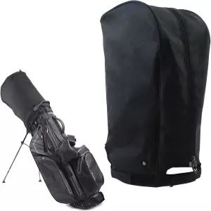 지킴 골프백 레인 커버 후드 유니버설 1680D 나일론 스냅 버튼이 있는 골프백용 케이프 방수 소재 방진