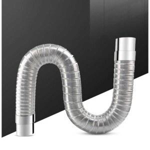 가스 연통 배기관 알루미늄 커버 연장 주름관 닥트 테이프2 5cm 교체 밸브