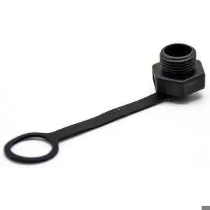 호환  M12 더스트 커버 암형 패널 마운트 M12 소켓 커넥터용 플라스틱 보호 캡 플 3456812핀