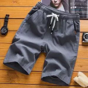 남자 해변스타일 비치바지 여름바지 반바지