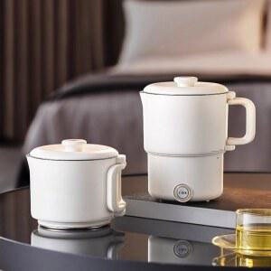 절연 IN 다기능 미니 밥솥 냄비 여행용 접이식 전기 주전자 휴대용 분리형