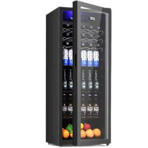 냉장고 싱글 도어 50L 와인쿨러 미니냉장고 카페 진열대 388L 20L 화이트