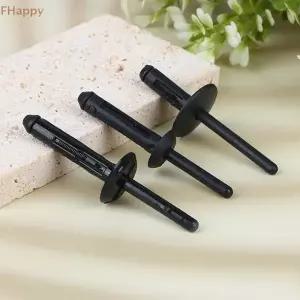 호환  블랙 플라스틱 리벳 클립 리테이너 패스너 블라인드 리벳 헤드 브레이크 맨드렐 블라인드 네일 리벳